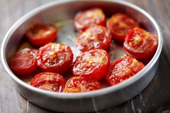 pieczone pomidory na zwiększenie potencji